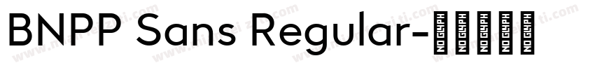BNPP Sans Regular字体转换
